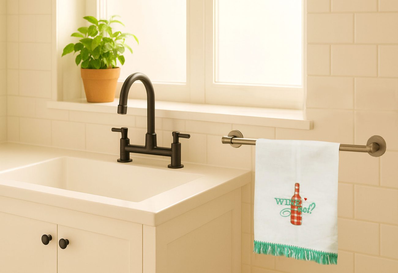 Wine Not Linen Kitchen Towel