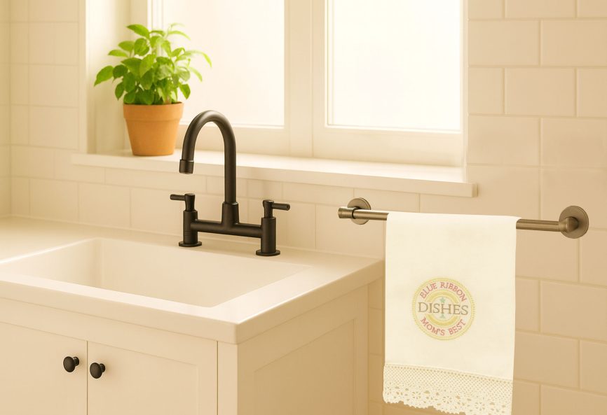 Dishes Linen Kitchen Towel