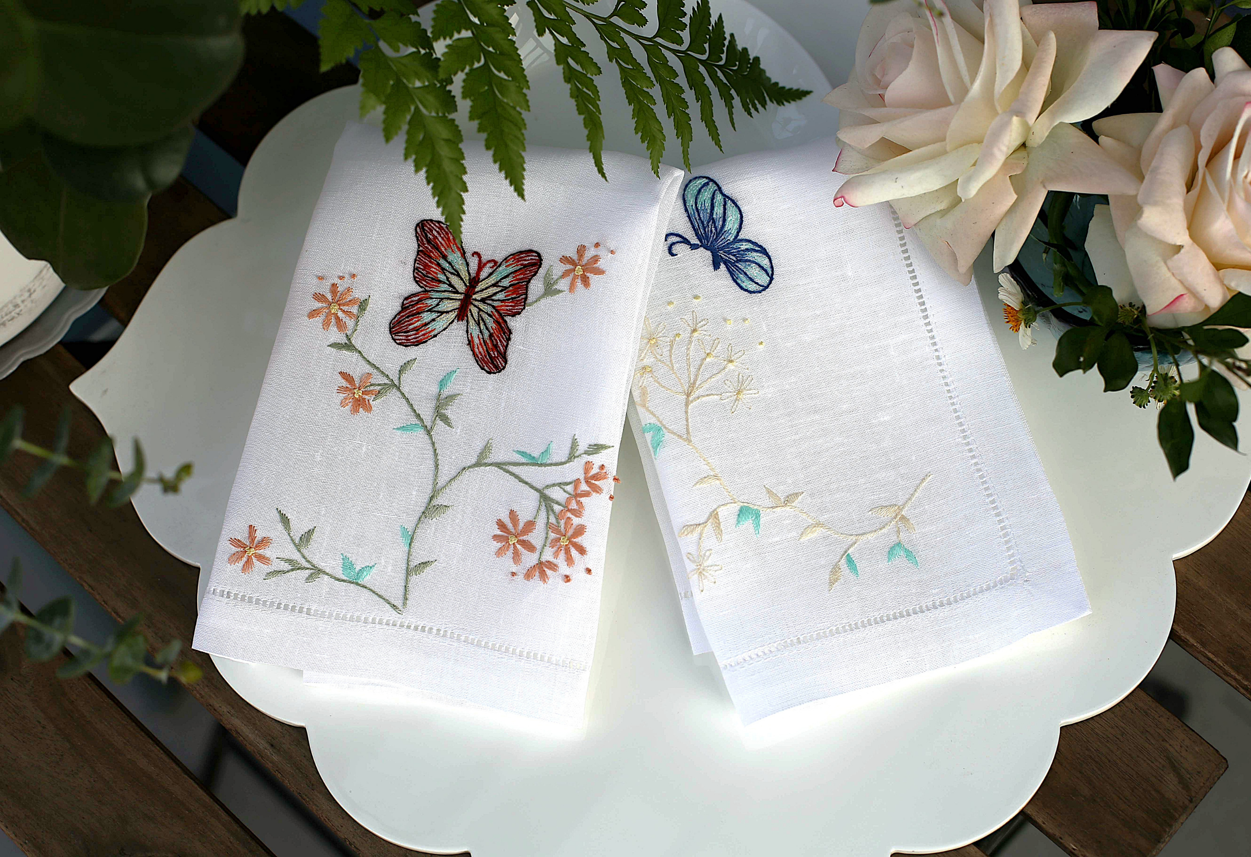 Flutter & Bloom Linen Napkin