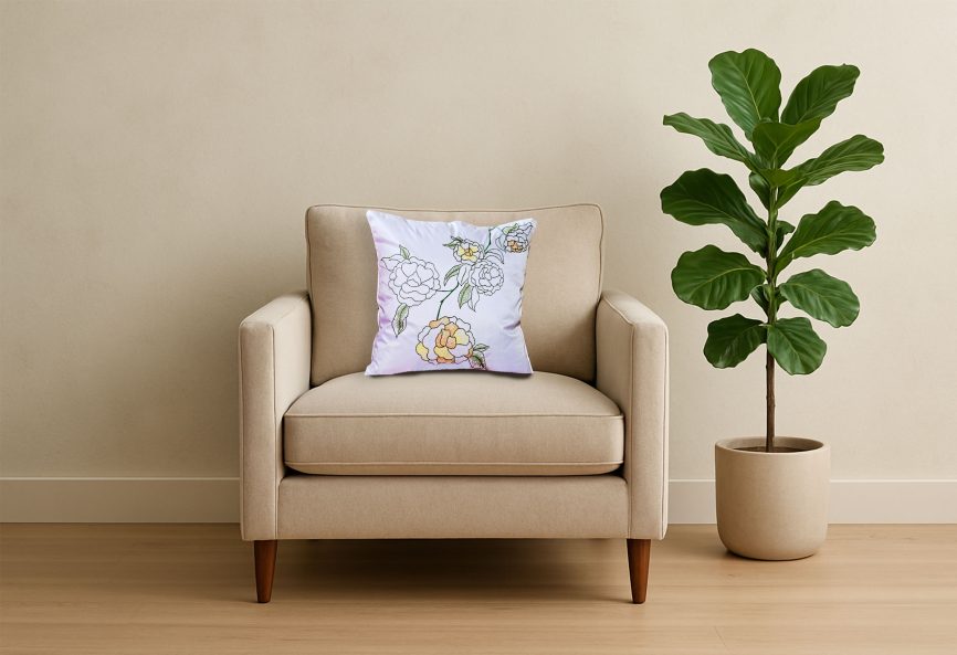 Peony Decorative Pillow