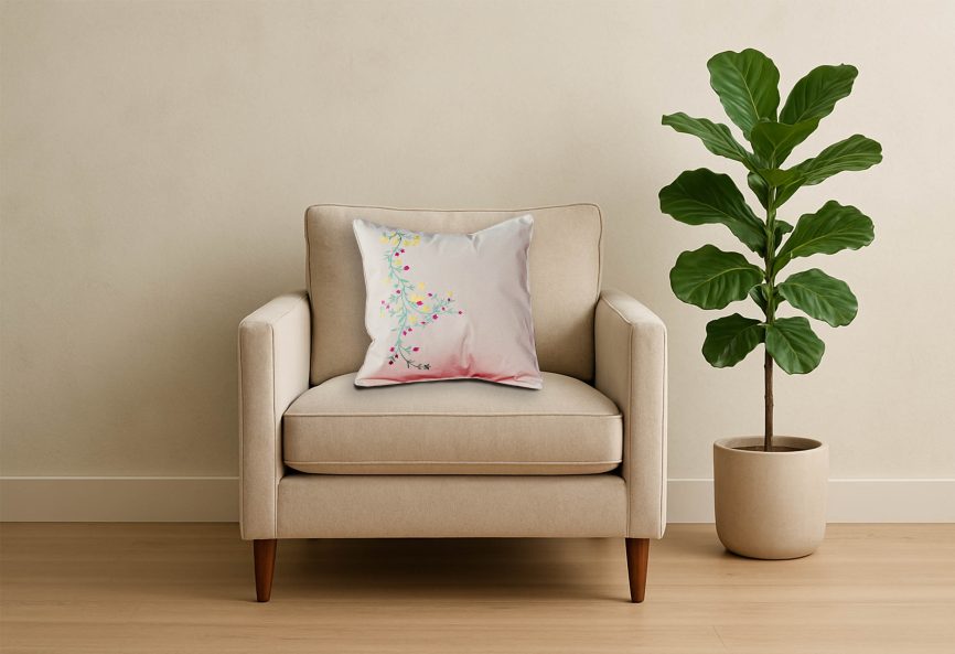 Spring Vine Decorative Pillow