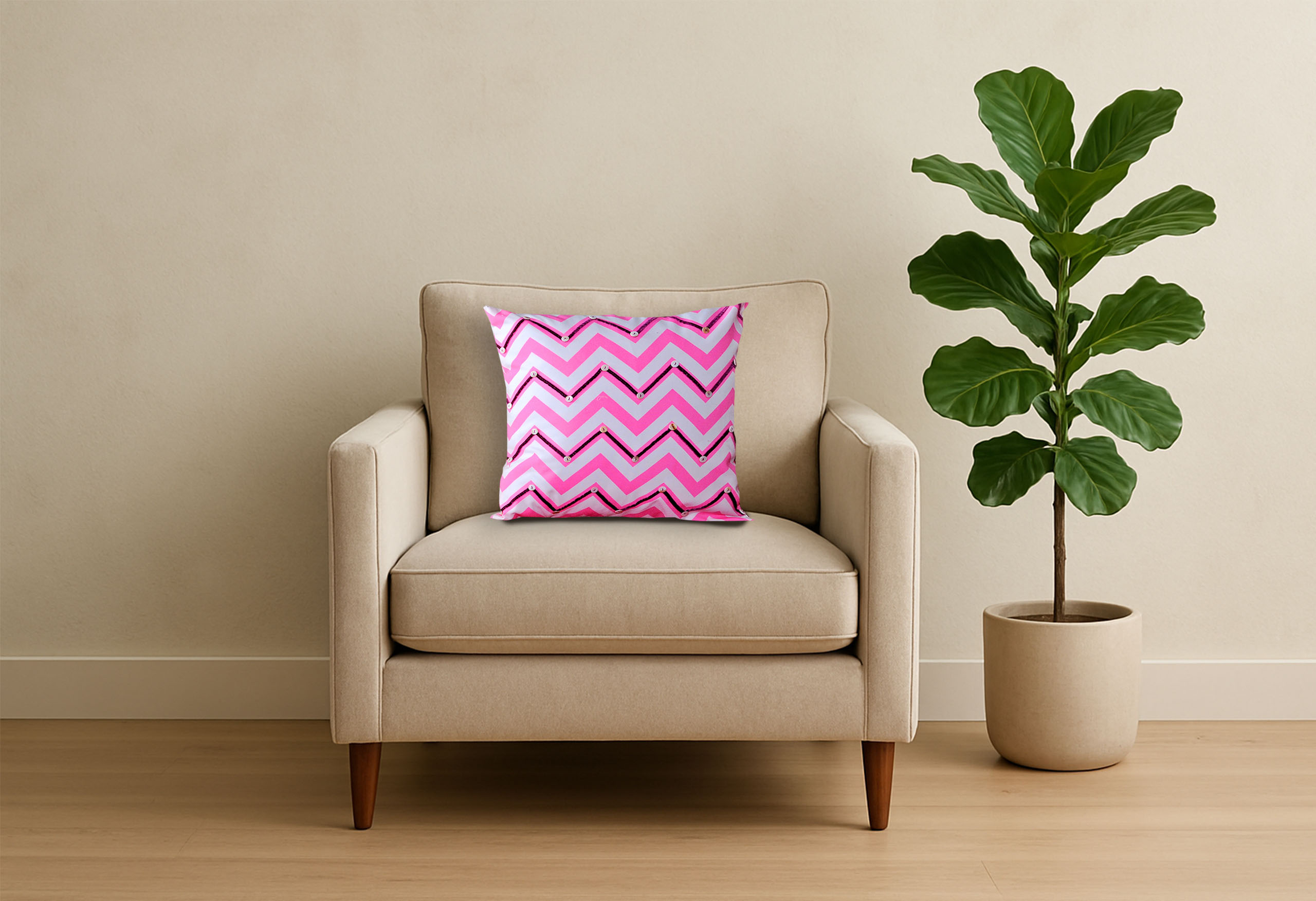 Zigzag Decorative Pillow