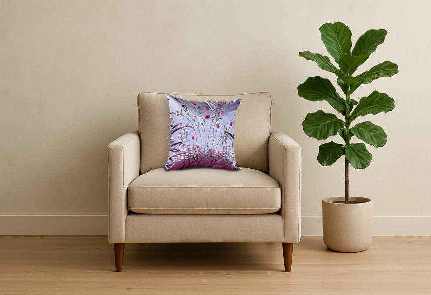 Twilight Garden Decorative Pillow