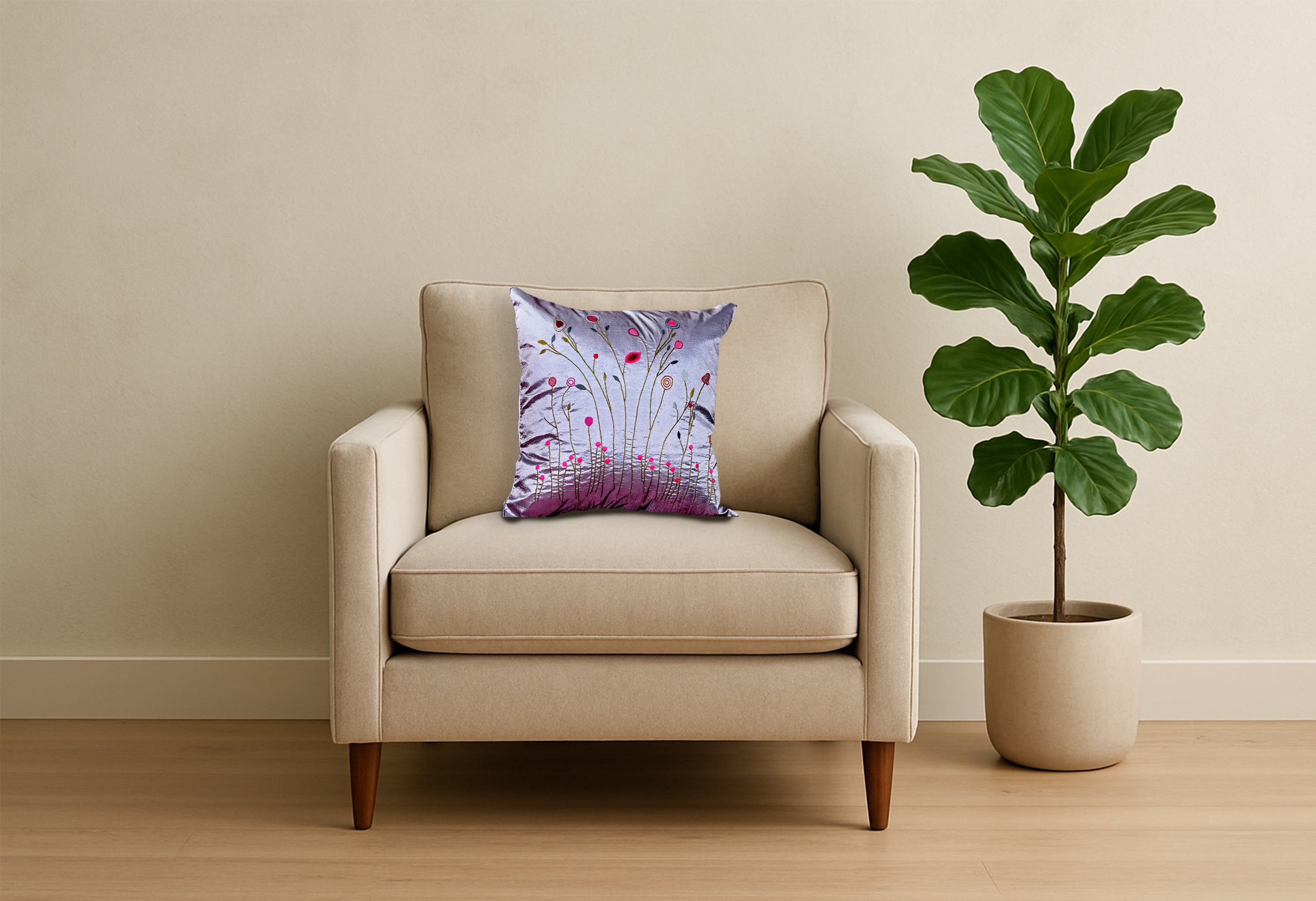 Twilight Garden Decorative Pillow