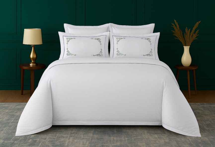Elegant Ivy Border Pillow Case
