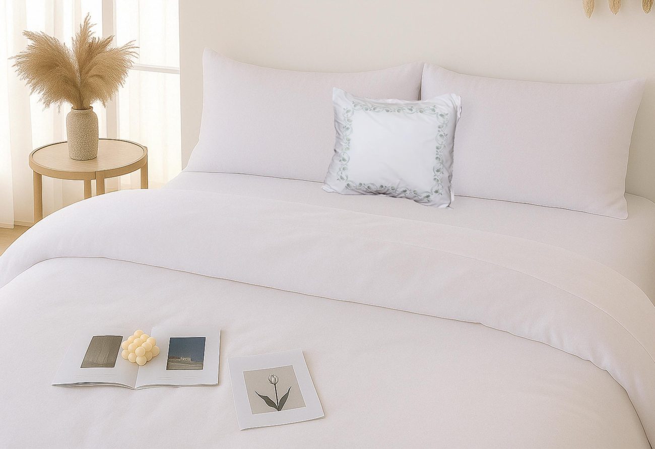 Silverleaf Whisper Linen Pillow Case