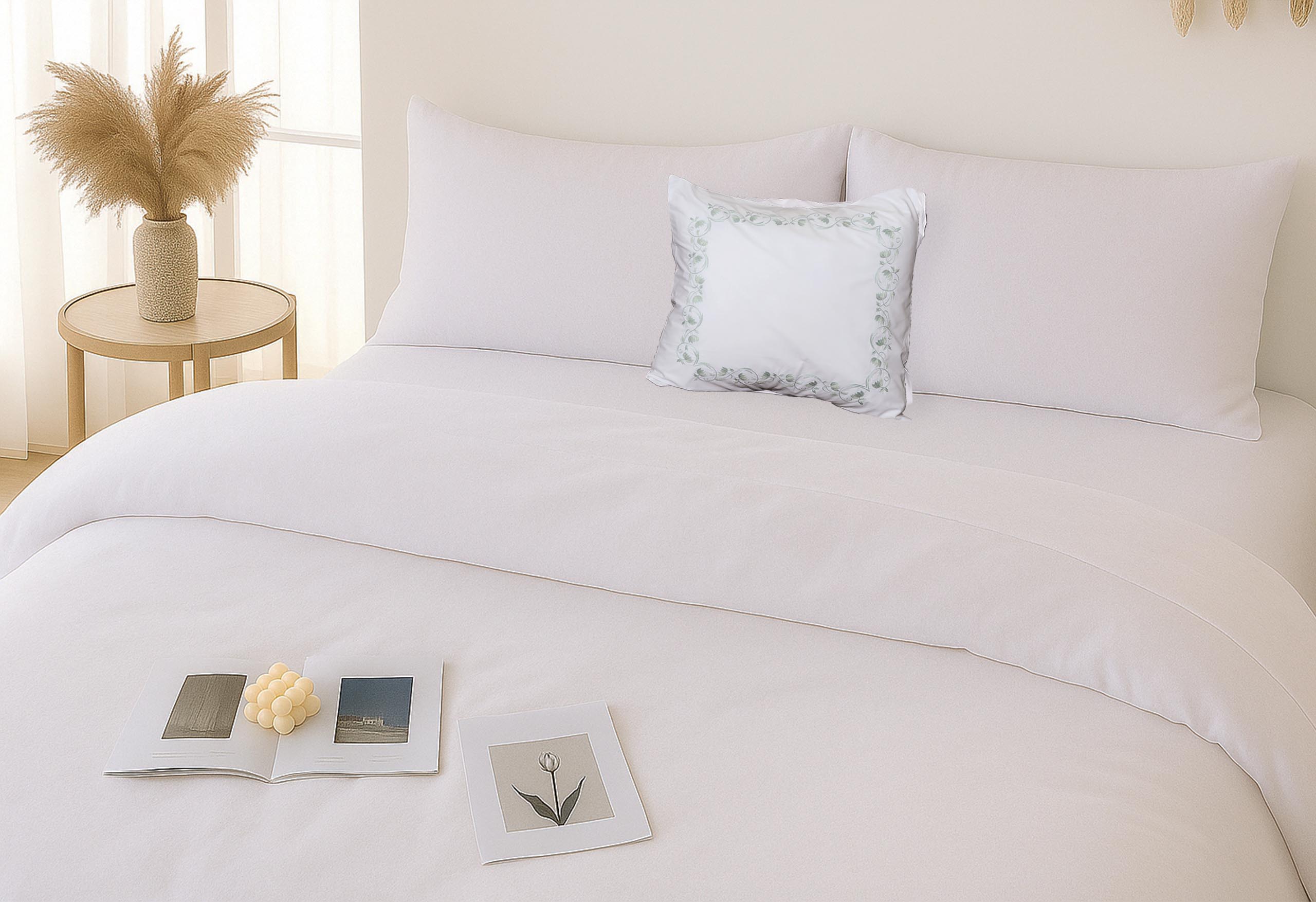 Silverleaf Whisper Linen Pillow Case