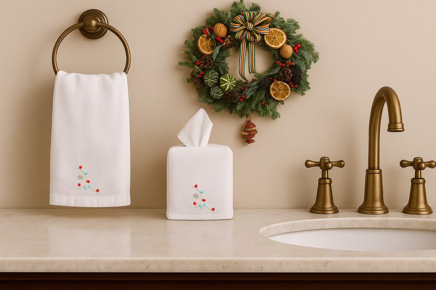 Christmas Fairy Lights Tissue Box Cover