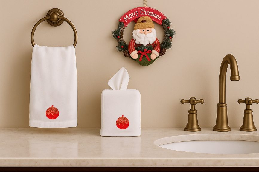 Red & Gold Christmas Ornament