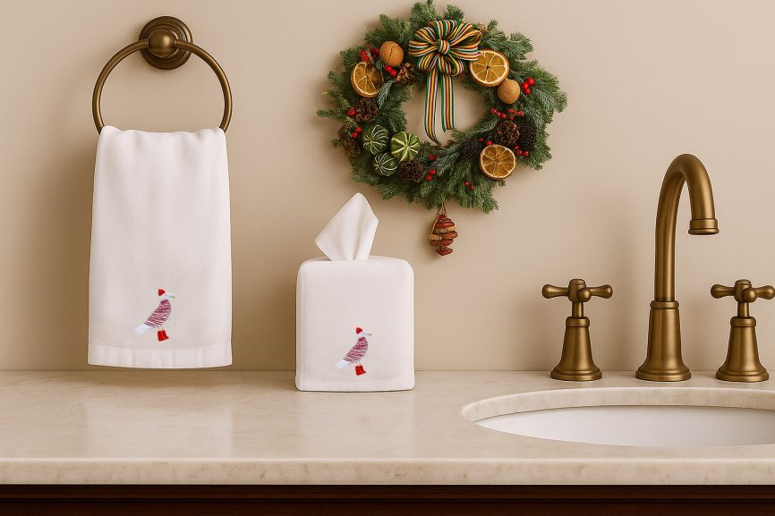 Christmas Dove Tissue Box Covers