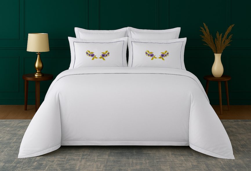 Amethyst Blossom Pillow Case