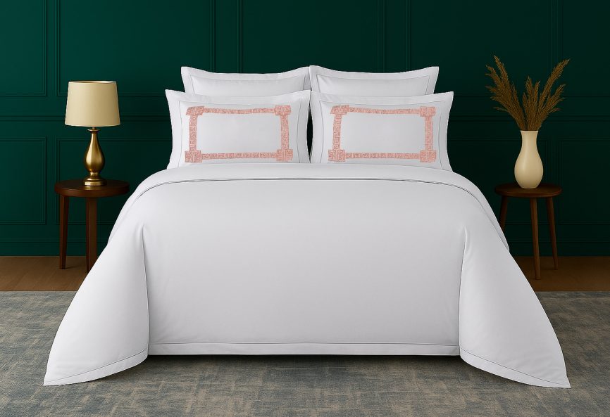 Orange Greek Pillow Case