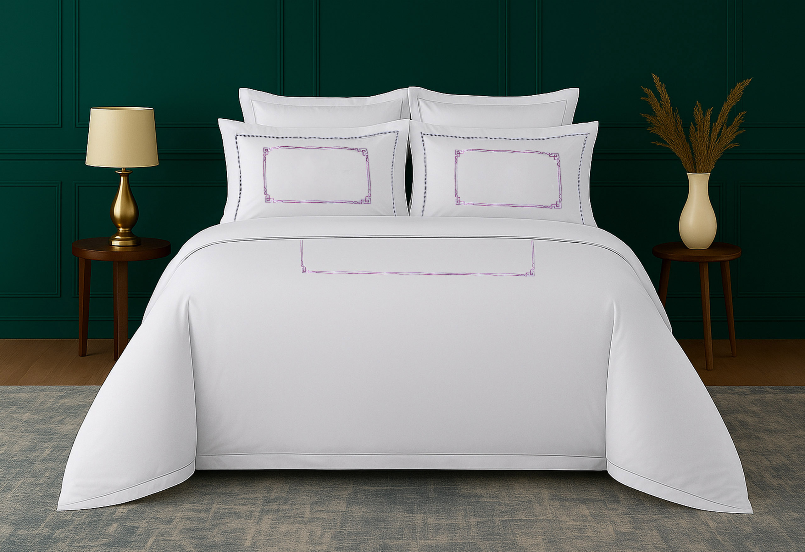 Lavender Frame Duvet Covers